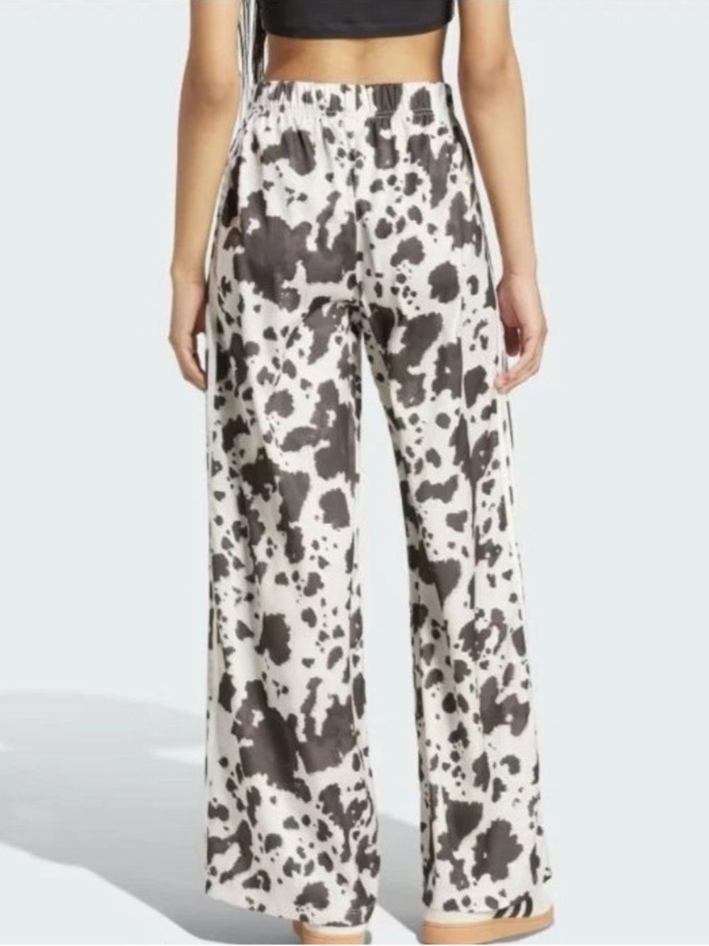 adidas Cow-Print wide leg Track Pants - Picture 3 of 10